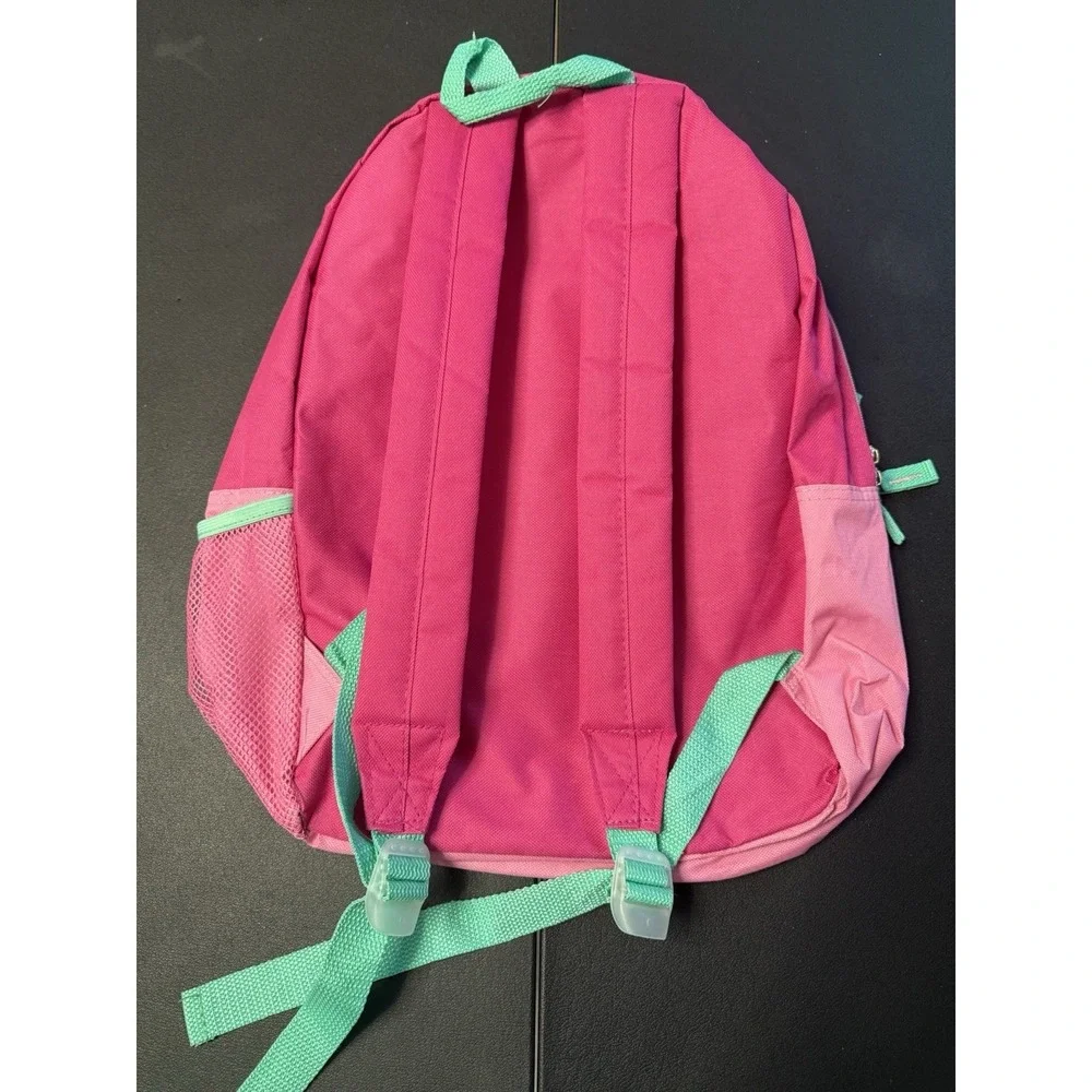 Trailmaker Pink Ad Aqua School Bag Backpack 17 Inch Classic Hiking Travel
